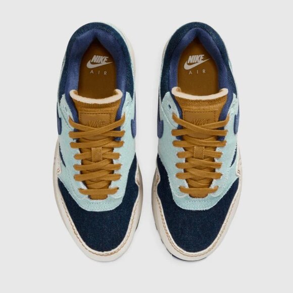 Nike AIR MAX 1 '87 "AURA/MIDNIGHT NAVY/ PALE IVORY" Men's 12.5 / W14 - Picture 6 of 10